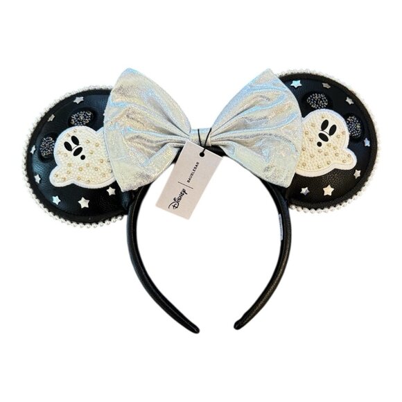 Disney BaubleBar 2025 Minnie Mickey Ghost Ears Headband SOLD OUT Exclusive - Picture 4 of 5